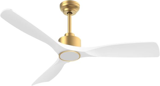 52 Ventilateur de plafond avec lumière ABS éteignable Blanc chaud Blanc naturel Blanc froid Blanc