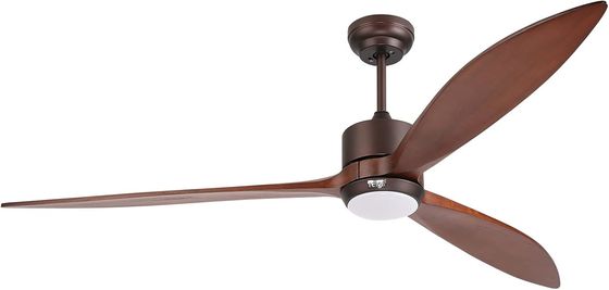65 Lumière de ventilateur de plafond moderne avec commande vocale et lumière LED atténuée