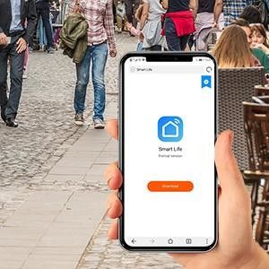 Ventilateur de plafond intelligent avec lumière silencieuse et économie d'énergie Choix à 6 vitesses Compatible avec Alexa / Google Home