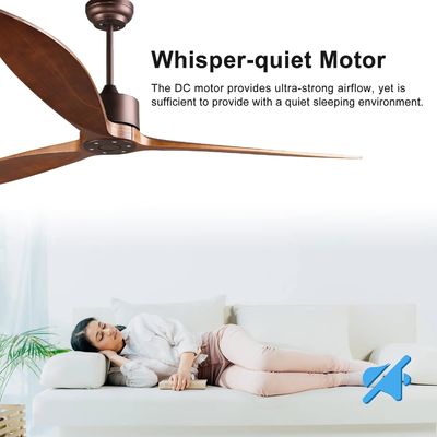 6 vitesses Alexa contrôle vocal ABS Smart DC moteur ventilateur de plafond avec éclairage en or Noir Blanc