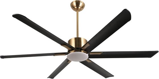 Ventilateur de plafond intelligent moderne de 72 pouces avec lumière en ABS blanc
