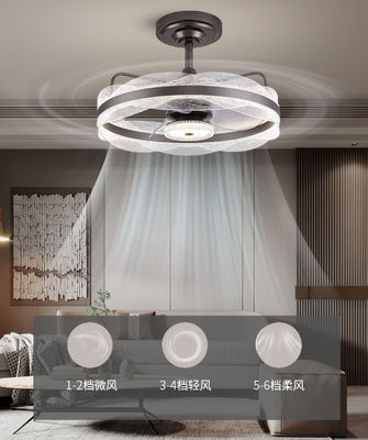 Éclairage de ventilateur de plafond intelligent avec 6 vitesses et 3 modes de lumière