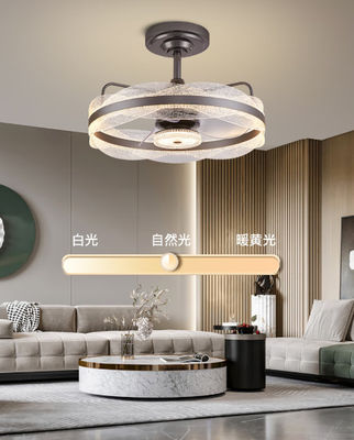 Éclairage de ventilateur de plafond intelligent avec 6 vitesses et 3 modes de lumière
