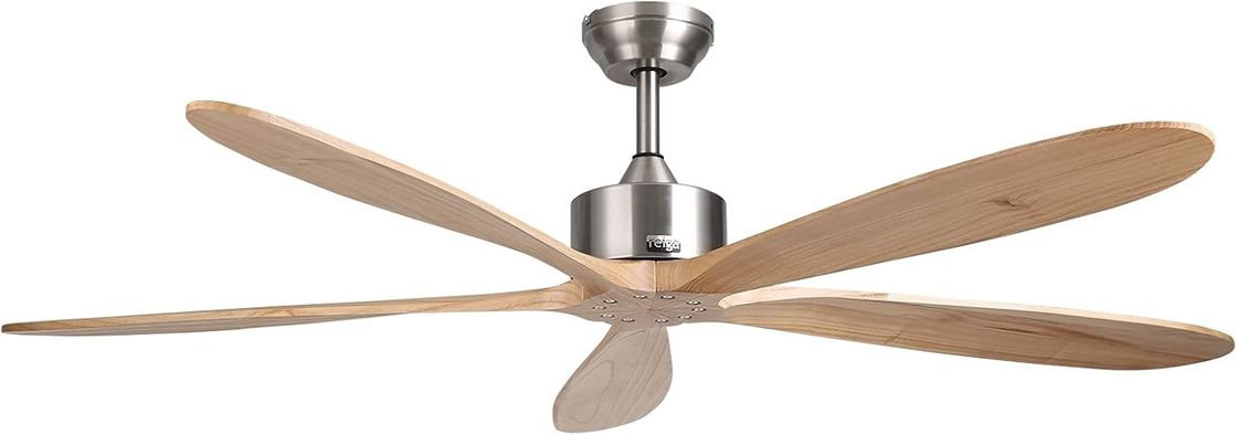 Ventilateur de plafond intelligent avec lumière silencieuse et économie d'énergie Choix à 6 vitesses Compatible avec Alexa / Google Home